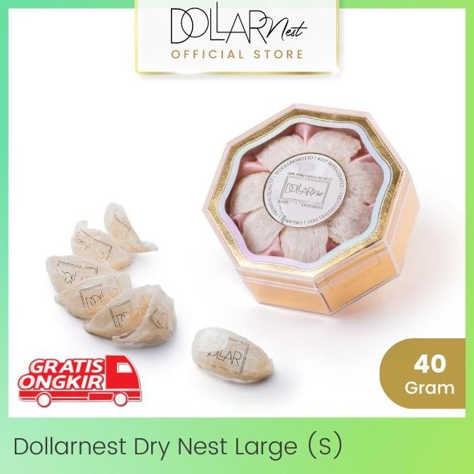

TERBARU - Dollarnest Dry Nest Small (S) Raw Bird's Nest