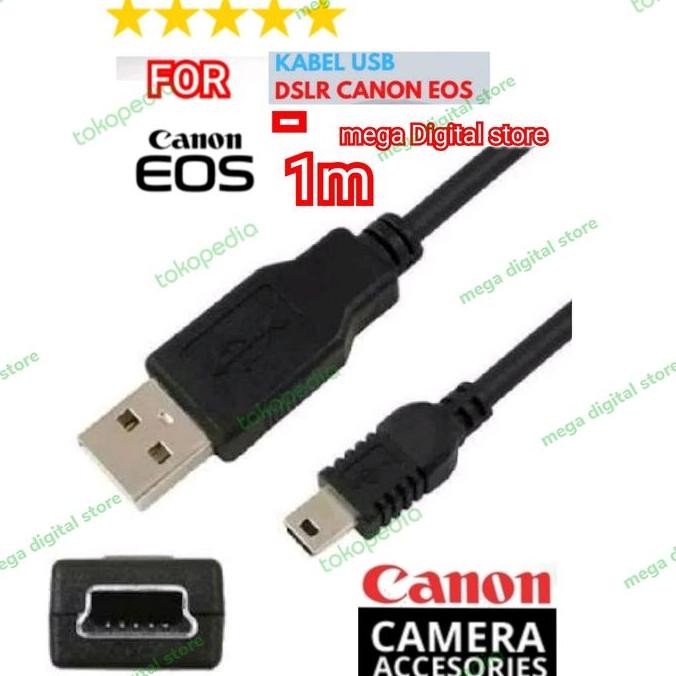 Terbaru Kabel Data USB Kamera Canon PowerShot A2300 A2500 A4000 A3400 Original