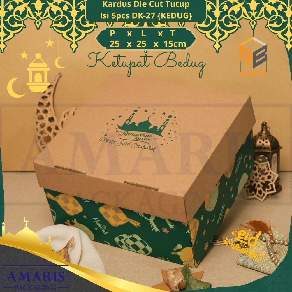 

DK-27 Kardus Die Cut Kotak Kue Ulang Tahun Kecil Isi 5 Pcs RAJABOX,RB aSt