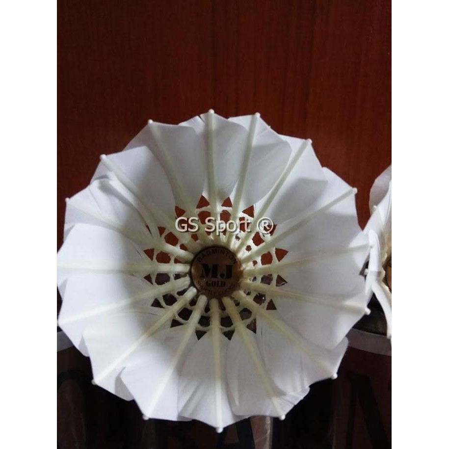 Produk Baru Shuttlecock MULYA JAYA GOLD Kok Bulutangkis Bulu Isi 12 Terlaris