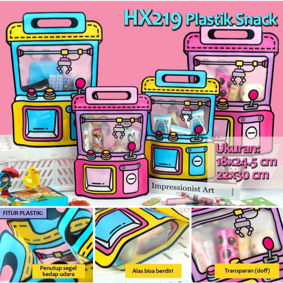 

HX219 [1 Paket = 10 Pcs] Plastik Snack Hadiah Ziplock Birthday Packaging Goodie Bag aSt