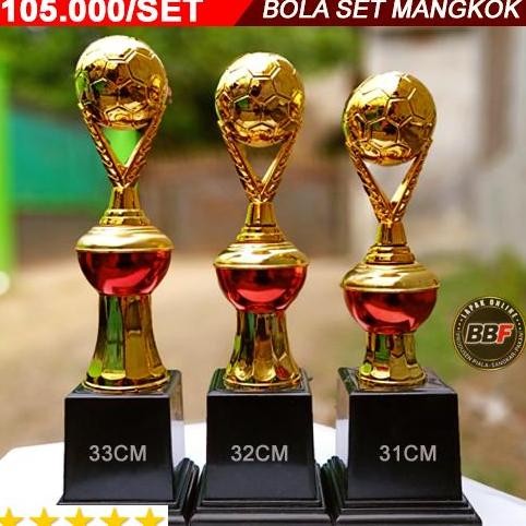 Baru Piala Sepak Bola Futsal Juara 1-2-3 Model Mangkok