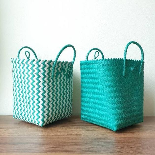 

Ready Kana Bag Hijau - Tas Hampers Lebaran Parcel Parsel Goodie Bag