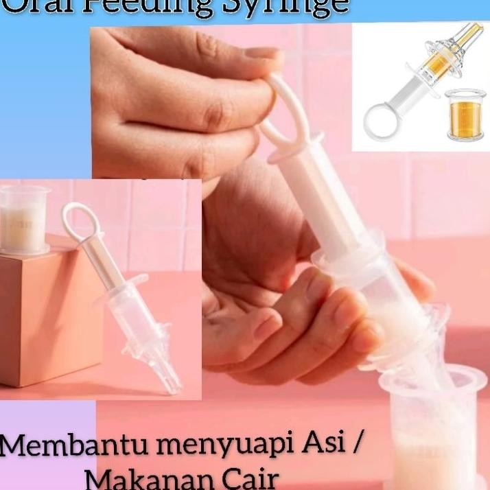 Oral Feeding Syringe Alat Bantu Menyuapi Asi Atau Untuk Anak Bayi Feeding Syringe Newborn Baby Spuit