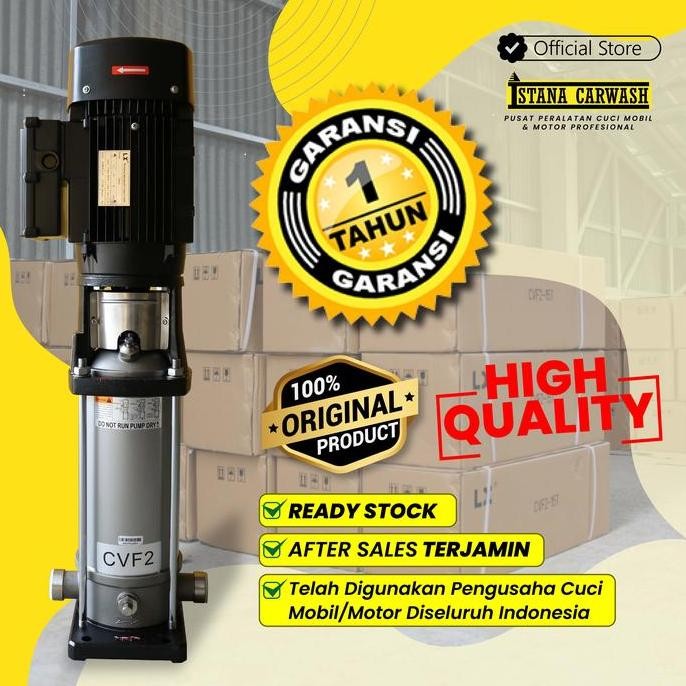 POMPA MESIN HIGH PRESSURE CUCI MOBIL MOTOR VMP IKAME 2-220, 3 PHASE / CAR WASHING MACHINE ORIGINAL D