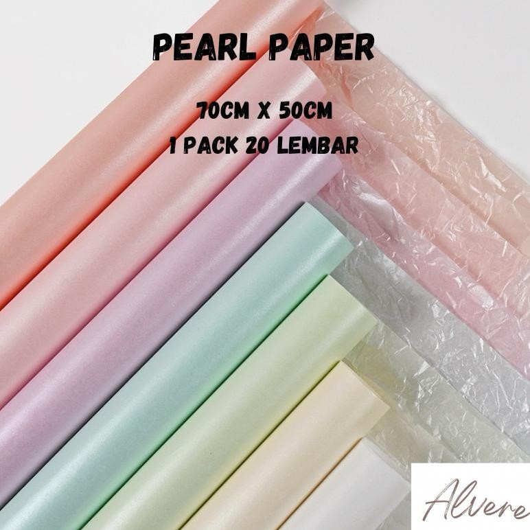 

Flower Wrapping Pearl Pear Paper Kertas Sydney Korea Buket aSt