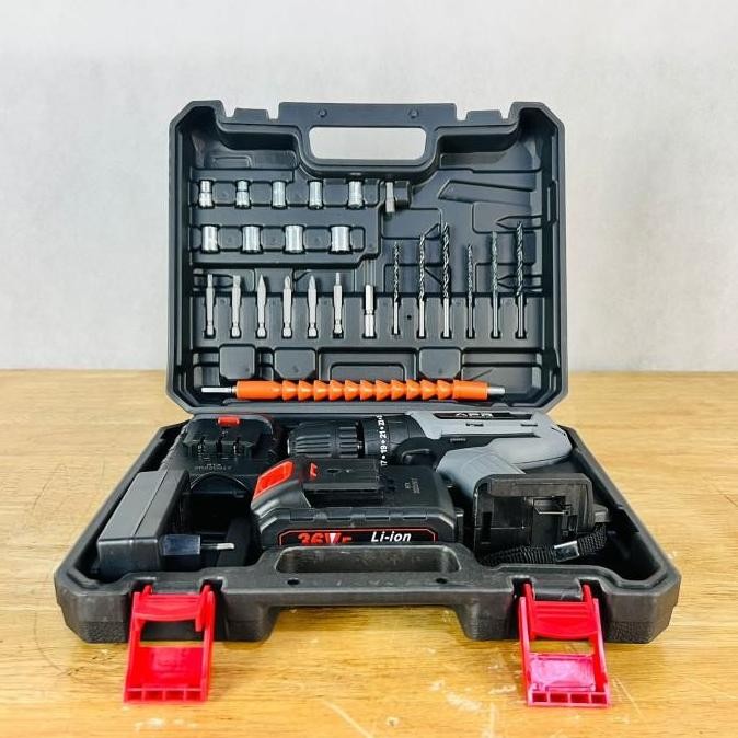 (Allthebest) KOREA impact drill baterai cordless mesin bor beton besi kayu NRT PRO