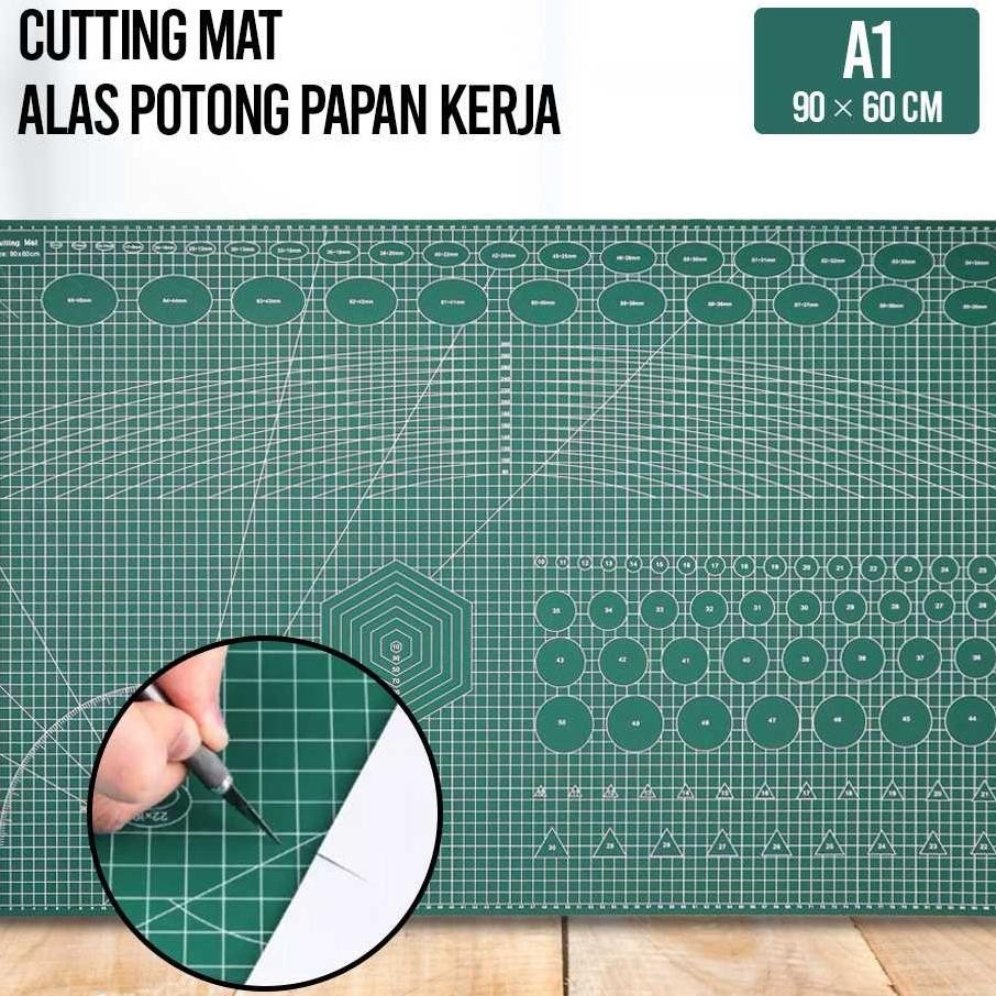 

A1 90 X 60Cm Working Pad Cutting Mat Alas Potong Papan Kerja Qj4