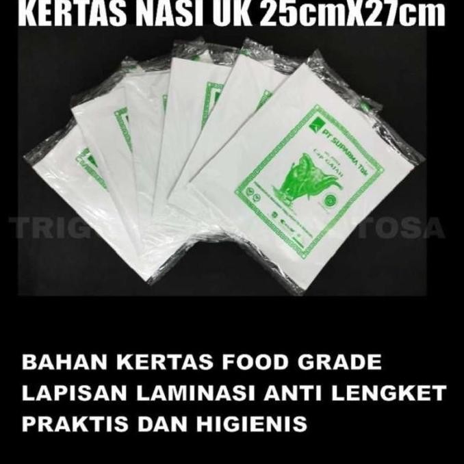 

(Allthebest) Kertas nasi Dus kfc pembungkus anti lengket murah Semua Jasa Kirim