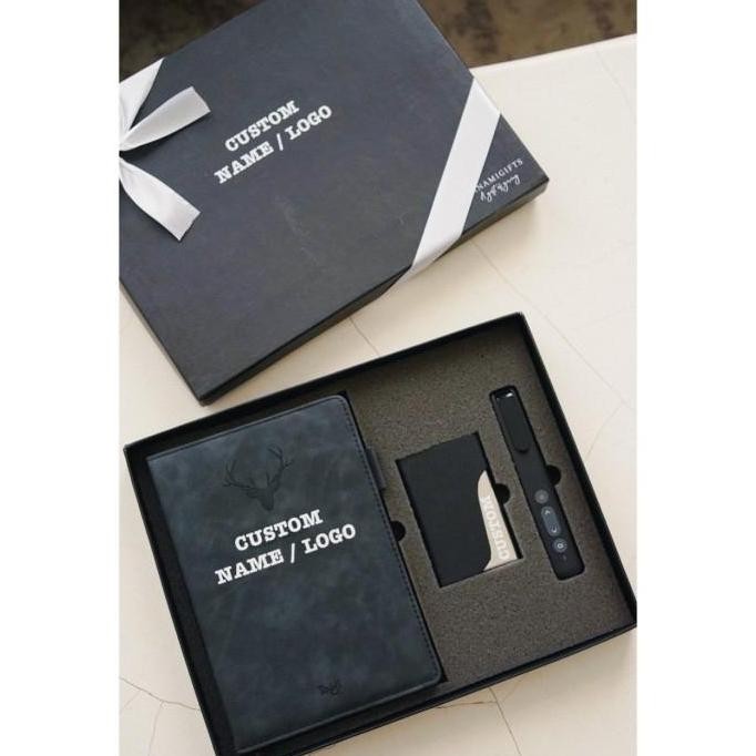 

Ready Triton Hampers Corporate Kantor Custom Gift Souvenir Notebook Pulpen Premium