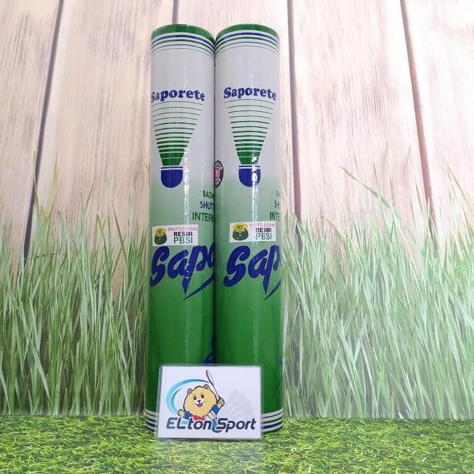 Sale (1Slop) Saporete Green Shuttlecock Kok Badminton Bulutangkis Original