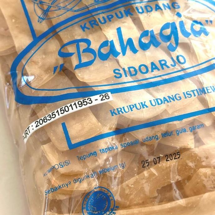 

(Allthebest) Kerupuk Udang Mentah PL Rajangan Bahagia 500g
