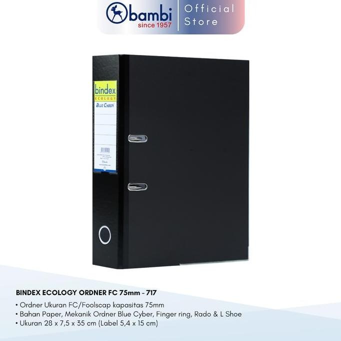 

Promo Ordner Bindex Folio Jumbo 75Mm - 1 Dus Kemasan Hemat Eco Friendly