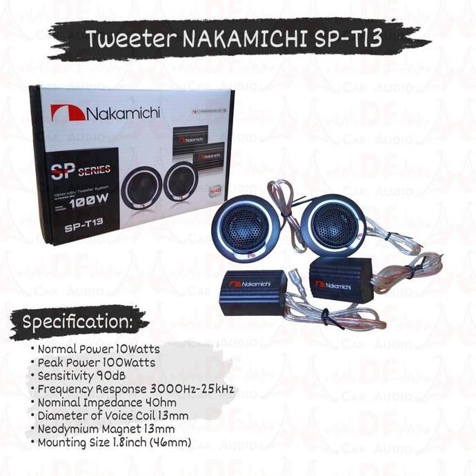 TERMURAH - Tweeter Mobil Nakamichi SP T13