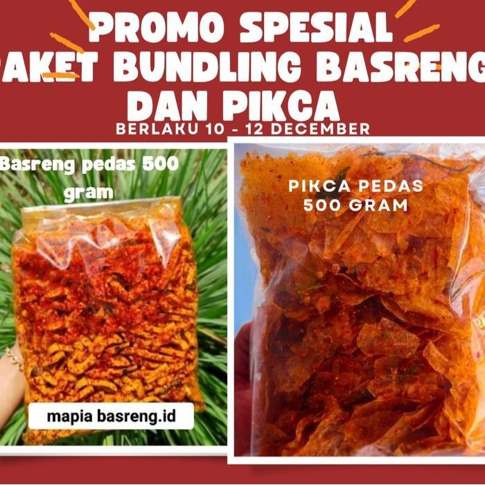

CCF Paket hemat basreng dan keripik kaca pedas daun jeruk berat 1kg Makanan