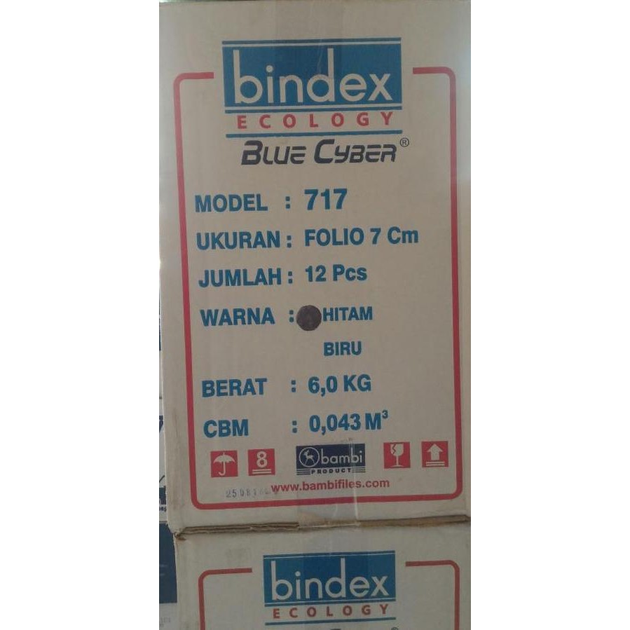 

Promo Ordner Bindex Blue Cyber Folio 717 - Odner Arsip Kantor Kuat