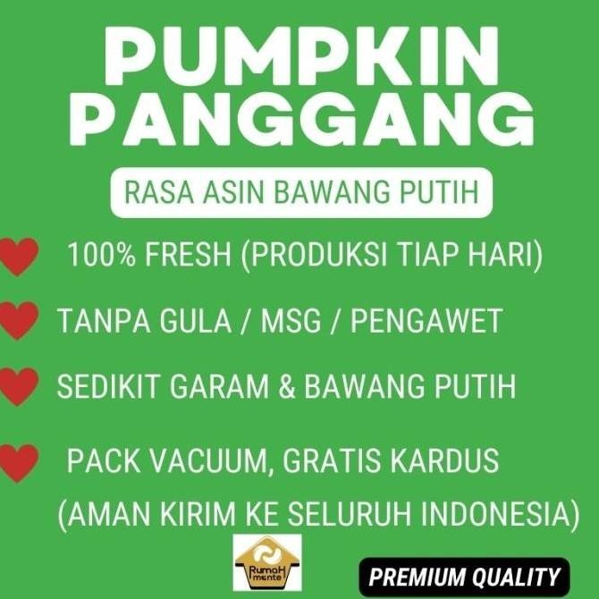 

(Allthebest) PUMPKIN SEED SALTED GARLIC 200GR BIJI BUAH LABU PANGGANG ASIN BAPUT