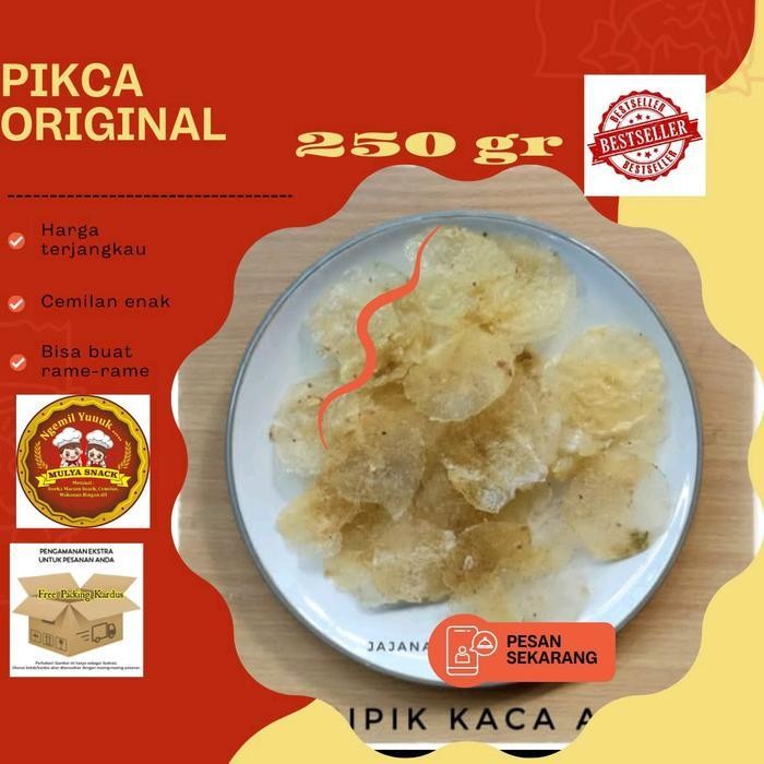 

CCF Keripik kaca asin gurih 250 gram Food Snacks Cemilan Snack Kripik