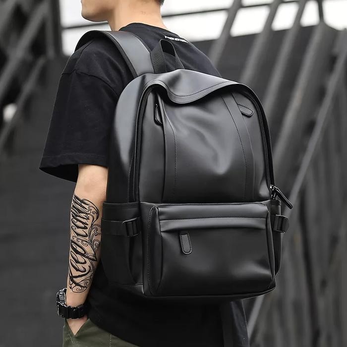 Ut New Arrival  Tas Ransel Kulit Laptop Leather Backpack Tas Pria Dan Wanita Tas Punggung Kulit Kuli