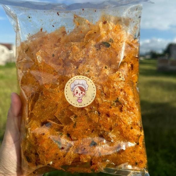 

CCF 1/4 KG KRIPCA - KERIPIK KACA Merah Pedas