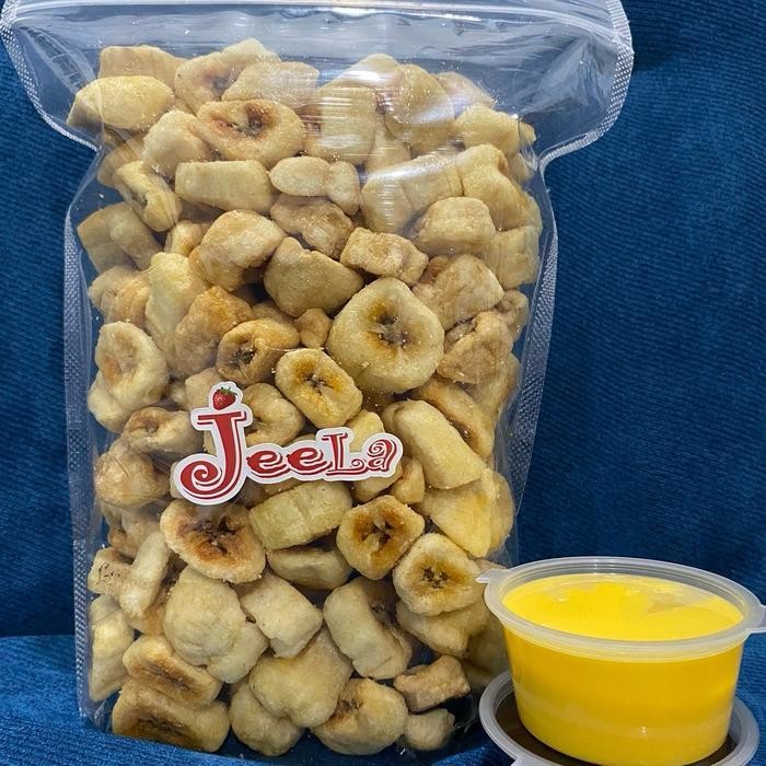 

Ccf Keripik Pisang Oven 500 Gram + Topping 100 Ml Coklat Cemilan Snack Food