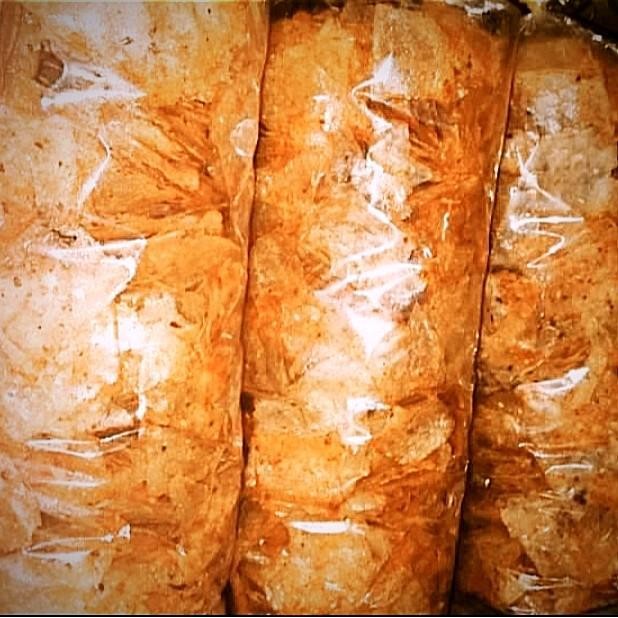 

CCF Keripik Kaca Pedas 1 kg Gurih Aroma Daun Jeruk/Pikca/Kripca/Kecimpring/Beledag/seblak Snack