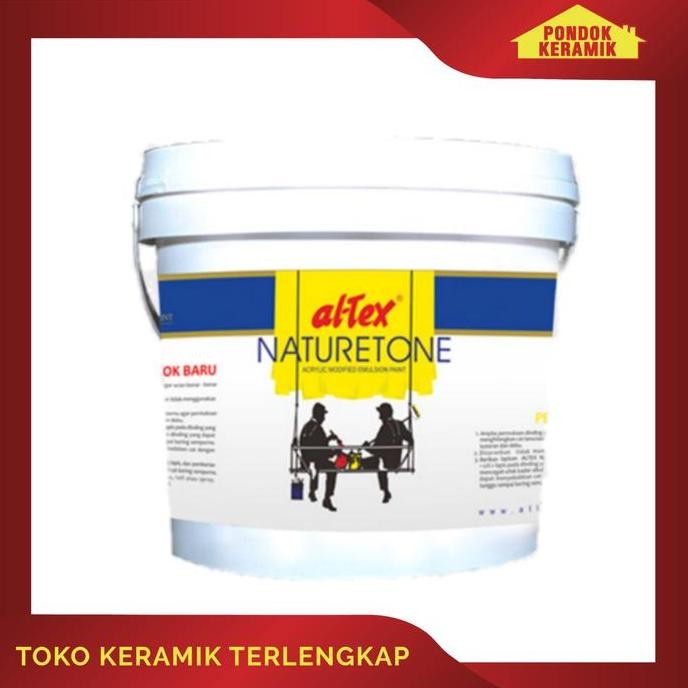 CAT TEMBOK EXTERIOR DAN INTERIOR ALTEX NATURETONE 401 PURE HONEY 5Kg