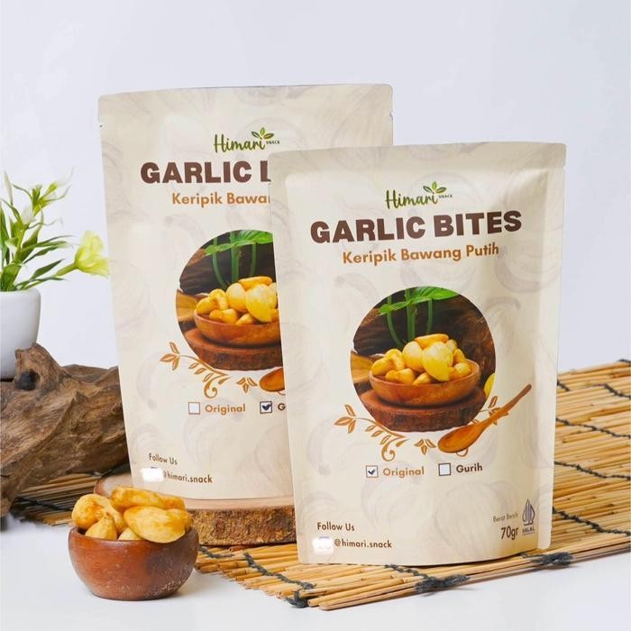 

Ccf Himari Keripik Bawang Putih Utuh Garlic Bites Produk Lokal Cemilan Crispy Kripik Kering