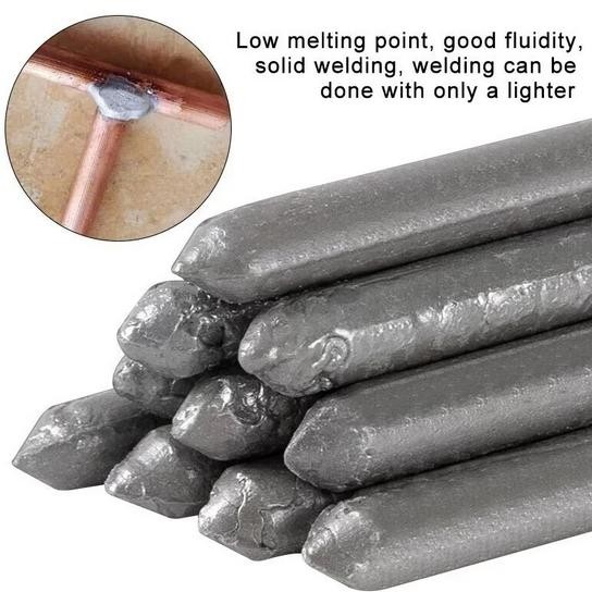 Bisa Cod [Ol] Batang Las Timah Suhu Rendah Dengan Bakar Korek Api Low Temperature Electrode Welding 