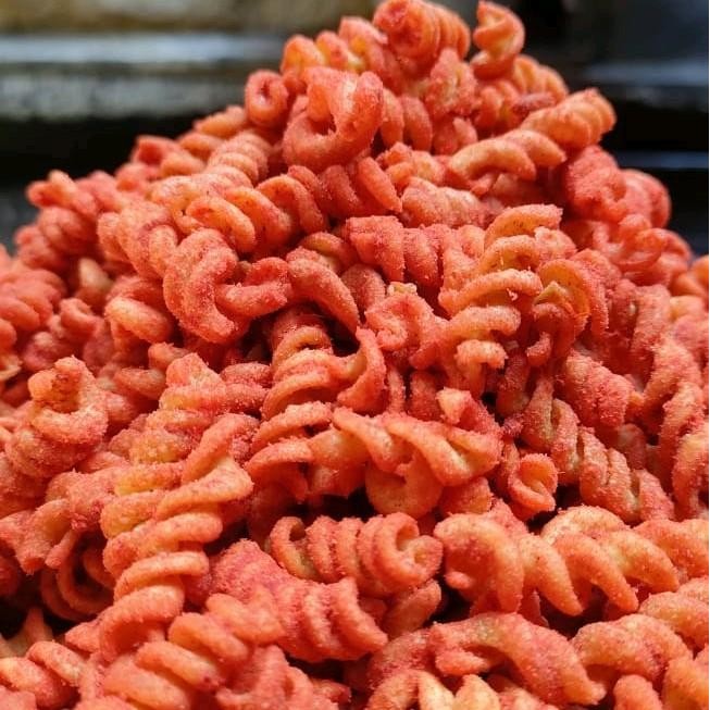 

Ccf Makaroni Spiral Chili Dj ( Daun Jeruk) , Makaroni Spiral & Makaroni Bantet Balado. Jagung Snack Cemilan Pedas Manis / Makaroni Ulir / Makaroni Bantet / Makaroni Daun Jeruk