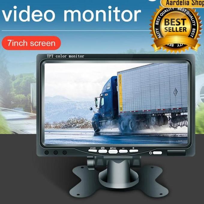 TERBARU - Layar Monitor Mobil Digital Layar TV Mobil TFT LCD 7 Inch