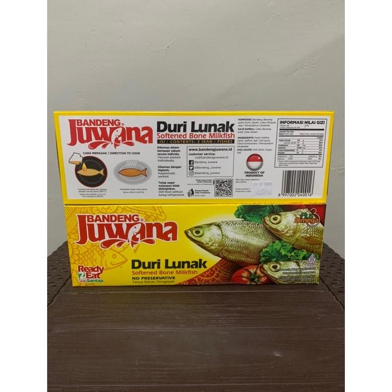 

300Gr Ikan Bandeng 1 Kotak 2 Ekor Juwana Presto Plus Omega Surabaya Terbaru