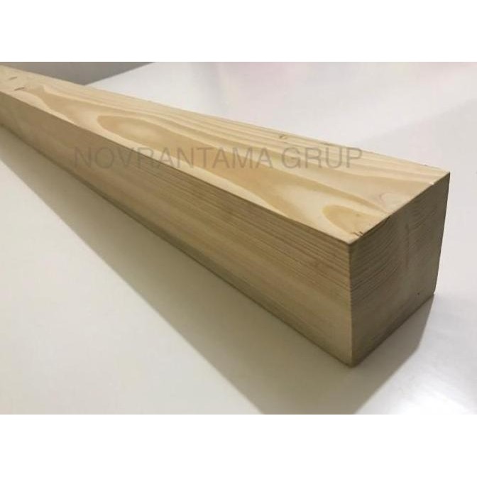 Balok Kayu Jati Belanda 7X7Cm Panjang 200Cm Balok Pinus Jati Belanda