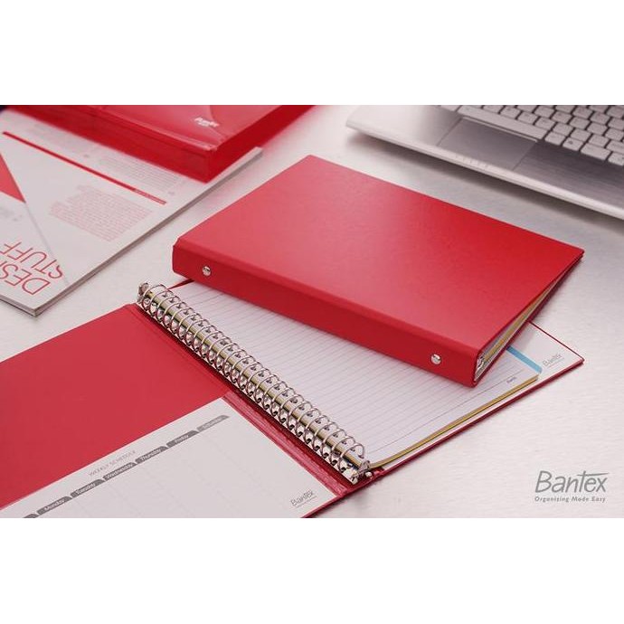 

Tersedia Bantex Multiring Binder B5 26 Ring 25mm Red #1326 09