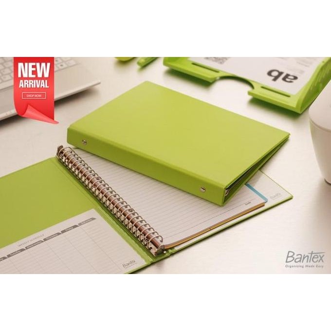 

Tersedia Bantex Multiring Binder B5 26 Ring 25mm Lime #1326 65P