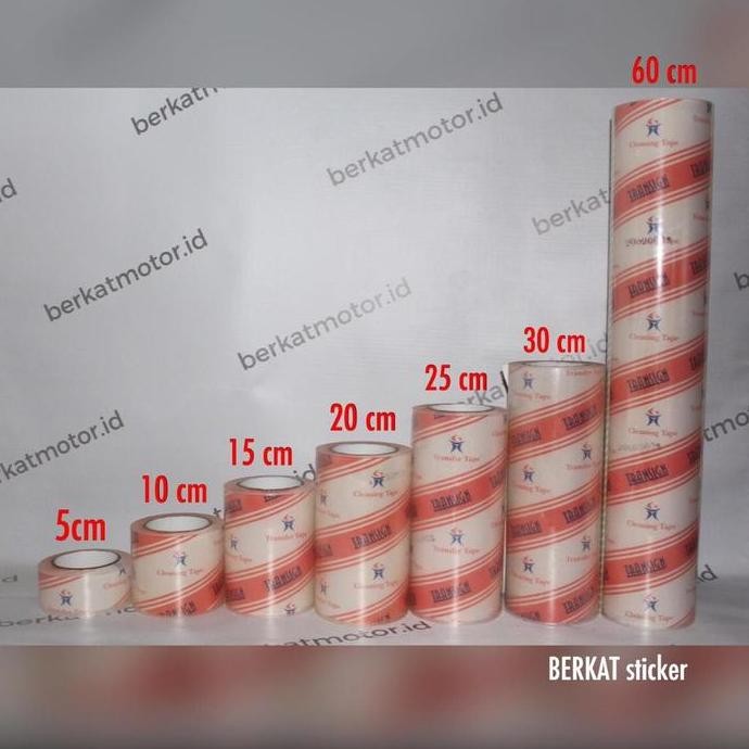 

TRANSFER / MASKING TAPE TRANSIGN 20 CM LAMINASI CUTTING STICKER STIKER ORIGINAL DAN TERPERCAYA