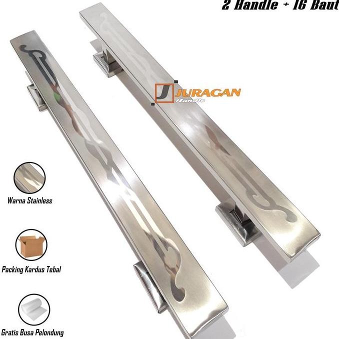 HANDLE PINTU 2023 STAINLESS MEWAH 45 CM - GAGANG PINTU RUMAH MINIMALIS - TARIKAN PEGANGAN PULL HANDL