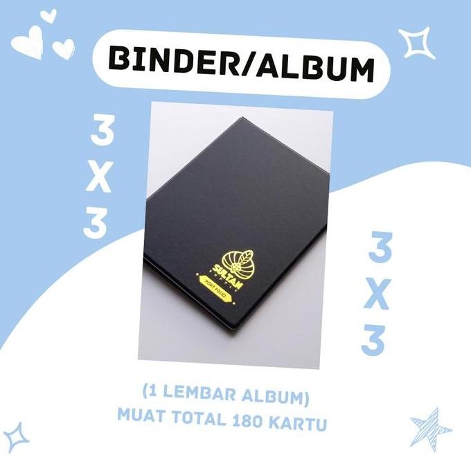 

Tersedia Sultan Supply Premium Pocket Portfolio Card Binder A4 9 Pocket