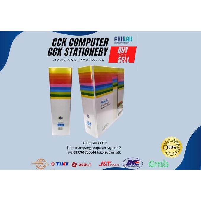

Tersedia Bantex Ring Binder A4 65mm Insert 5226 2D Putih Model 8562