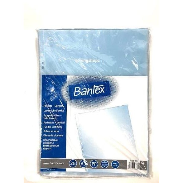 

Tersedia Pocket Binder Bantex A3 Portrait Anti-Glare 0.12mm 25 Lembar