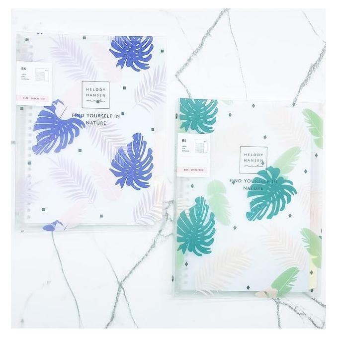 

Tersedia Binder Motif Daun - Binder Unik Desain Alam