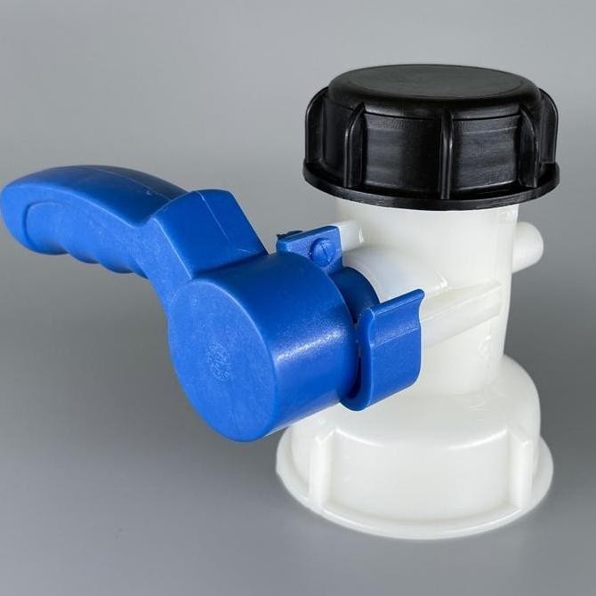 Kran Tangki Ibc Dn-40 Dn-50 Kran Tangki Kempu 1000L Kran Tandon Air Keran Toren