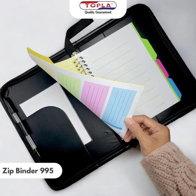 

Tersedia Binder File Resleting Kulit A5 - Buku Catatan & Notebook Premium