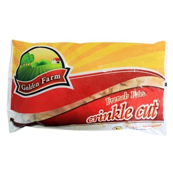 

Golden Farm Crinckle Cut 1 Kg - Kentang Pasti Ori
