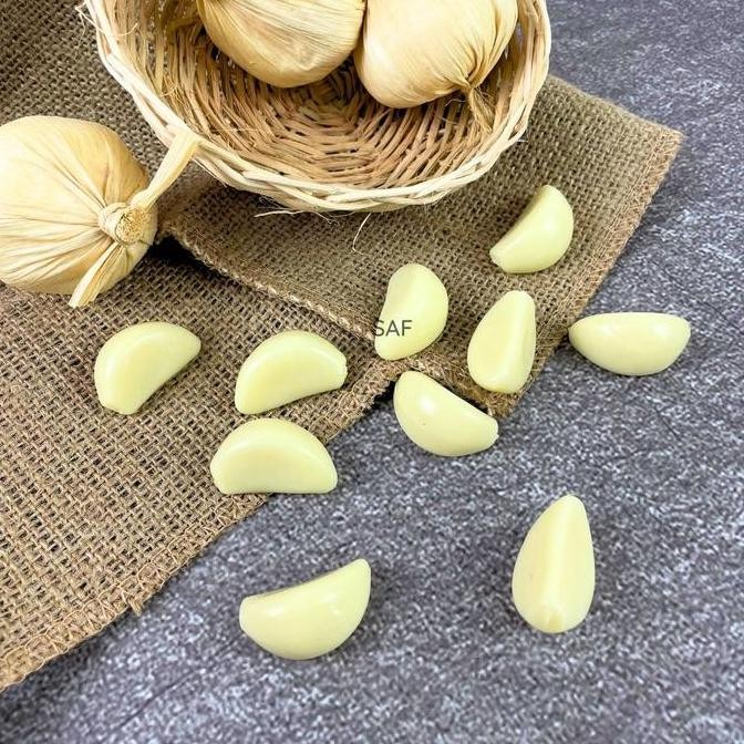 

Bawang Putih Kupas Artificial Palsu - Fake Garlic Bumbu Dapur Dekorasi Foto Produk Aksesoris Plastik