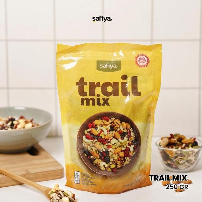 

Safiya Trail Mix Original 250 Gram Dried Fruit Seed Nut Roasted Snack Sehat Terlaris
