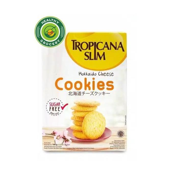 

Tropicana Slim Hokkaido Cheese Cookies 100gr Sugar Free Stok Terbatas