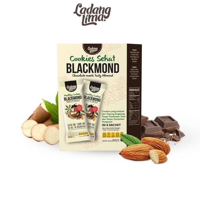 

Blackmond Cookies Sachet 198gr - Cokelat Almond Premium Stok Terbatas