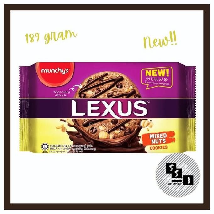 

Lexus Cookies Mixed Nuts 189gr - Biskuit Kukis Kacang Premium Stok Terbatas