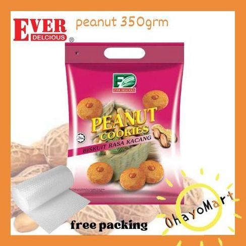 

Ever Delicious Peanut Cookies 350gr Kukis Kacang Gurih Renyah Stok Terbatas